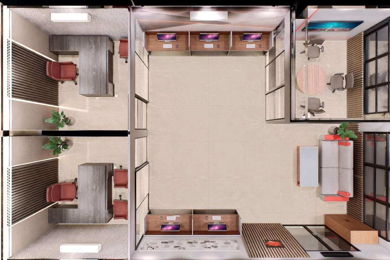 Commercial Office Space - Layout Top
